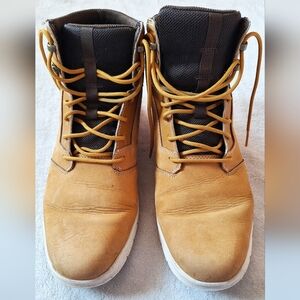 Timberland Men's Graydon Tan Leather Lace-Up Boots.